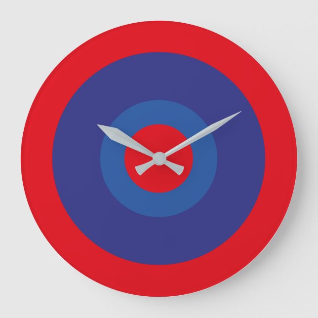 LOVE RED BLUE SPECIAL USA/EEUU by Masanser Large Clock (Front)