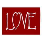 LOVE Red Card (Front Horizontal)