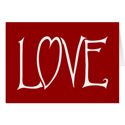 LOVE Red Card (Front Horizontal)