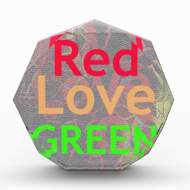 LOVE RED GOLDEN GREEN AWARD (Front)
