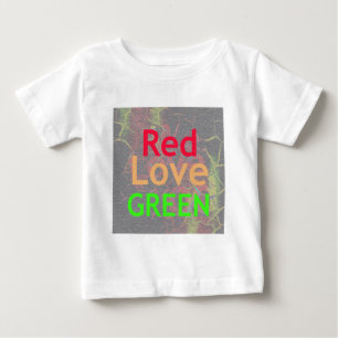 LOVE RED GOLDEN GREEN BABY T-Shirt