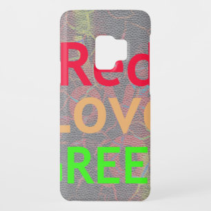 LOVE RED GOLDEN GREEN Case-Mate SAMSUNG GALAXY S9 CASE