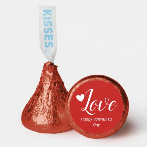 Love Red Happy Valentines Day Hersheys Kisses