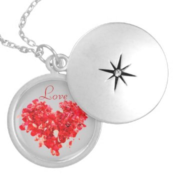 Love Red Heart Locket by AdoptionGiftStore at Zazzle