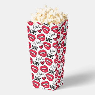 Love Red Lips Favor Boxes