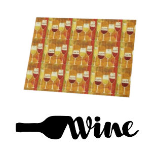 Love Red White Wine Birthday Note Card