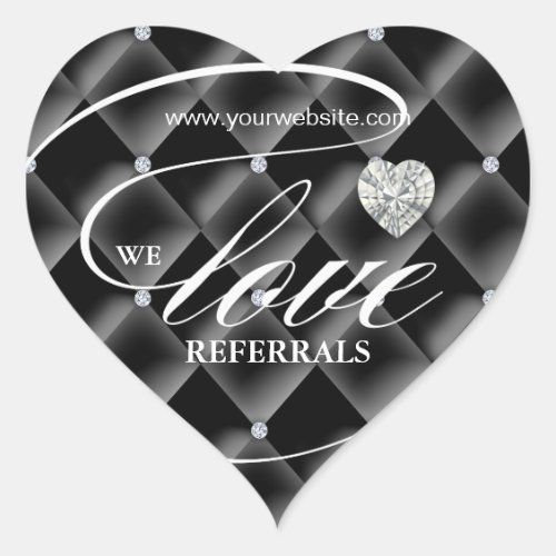 Love Referrals Sticker Jewelry Heart