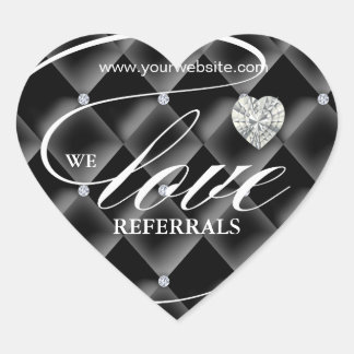 Love Referrals Sticker Jewelry Heart