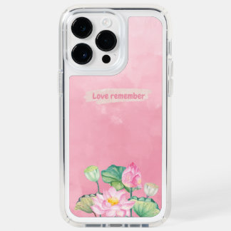 Love Remember Speck iPhone 14 Pro Max Case