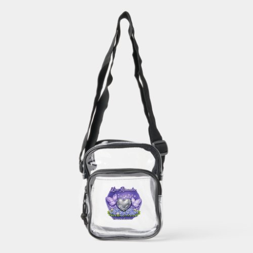 Love Remembers Clear Crossbody Bag