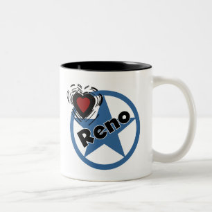 Love Reno Two-Tone Coffee Mug