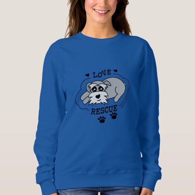 Love Rescue - Dark Sweatshirt (Women) (Front)