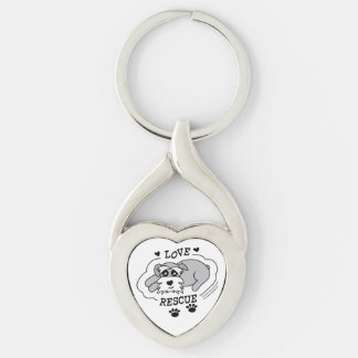 Love Rescue - Heart Keychain