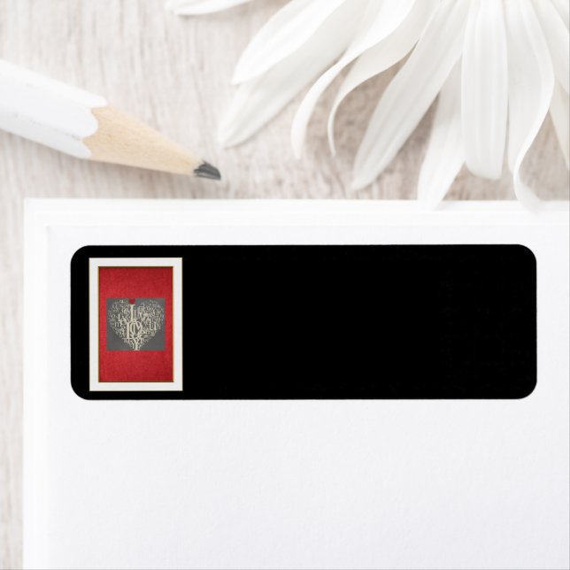  Love Return Address Label (Insitu)