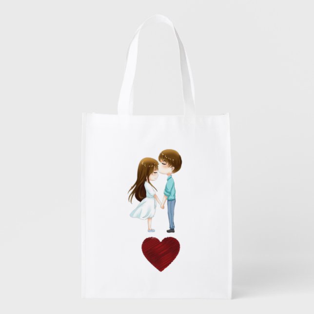 "Love" Reusable Grocery Bag (Front)