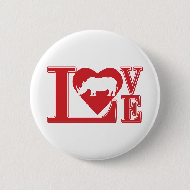 Love-Rhinos Button (Front)