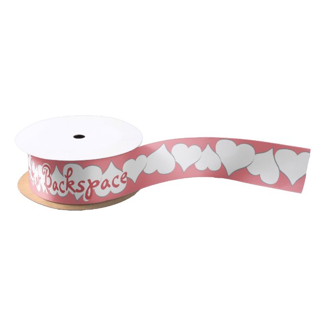 Love Ribbon Paper Valentine's Customized Ribbon (Spool)