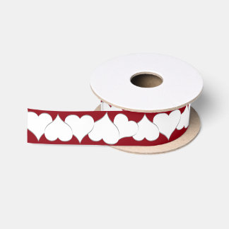 Love Ribbon Paper Valentine's Customized Ribbon