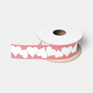 Love Ribbon Paper Valentine's Customized Ribbon