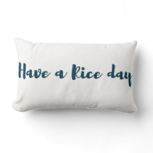 Love Rice Lake lumbar pillow