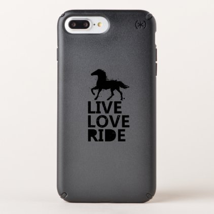 Love Ride Horse Lovers Gifts Riding Speck iPhone Case