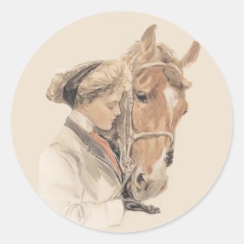 Love Rides On Four Legs Sticker by horsesense at Zazzle