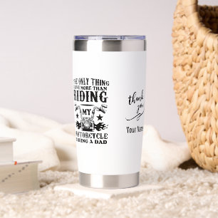 Love Riding Motorcycle Dad Insulated Tumbler