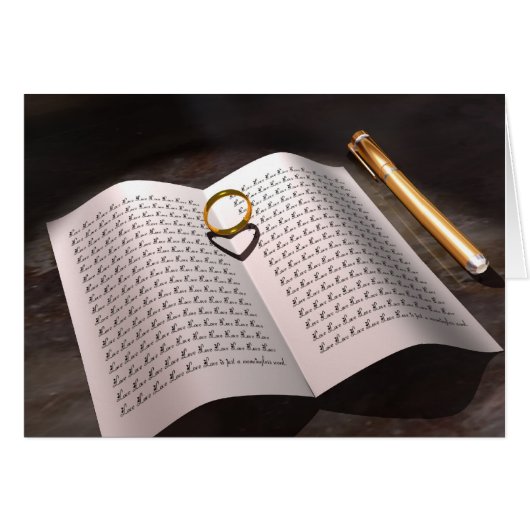 love ring heart shadow (Front Horizontal)