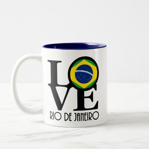 LOVE Rio de Janeiro 11oz Two_Tone Coffee Mug