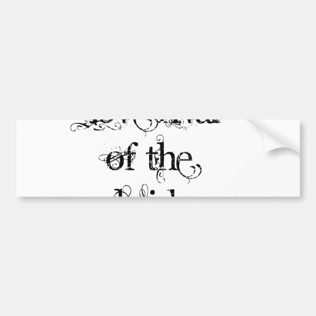 Love Rival of the Bride Bumper Sticker (Front)