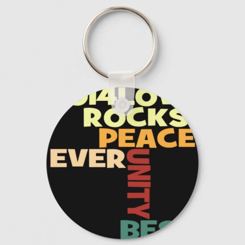 Love Rocks Keychain