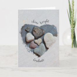 Love Rocks Shine Bright Graduate Card
