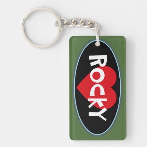 Love ROCKY Keychain