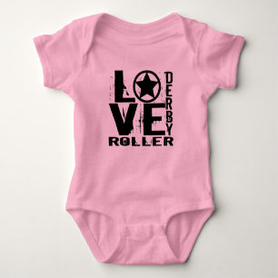 LOVE Roller Derby Baby Bodysuit