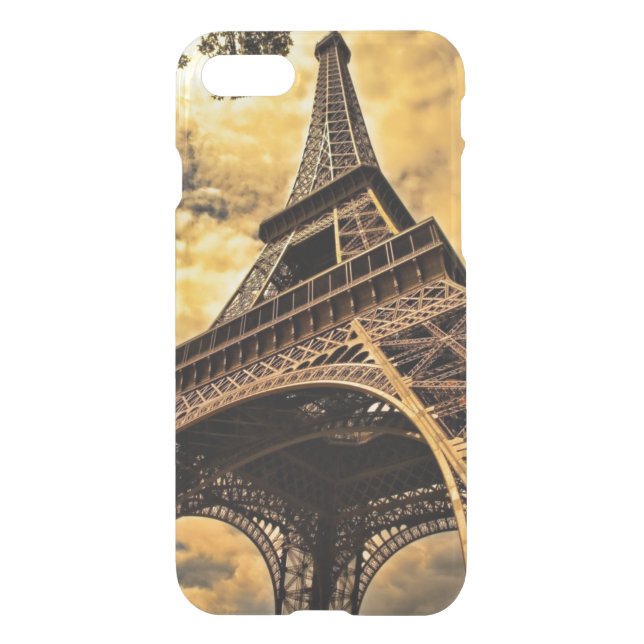 Love & Romance City of Paris Eiffel Tower France Uncommon iPhone Case (Back)