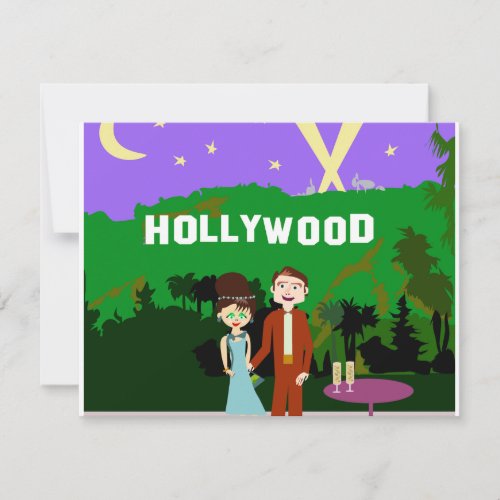 Love Romance Hollywood Retro Character Art 