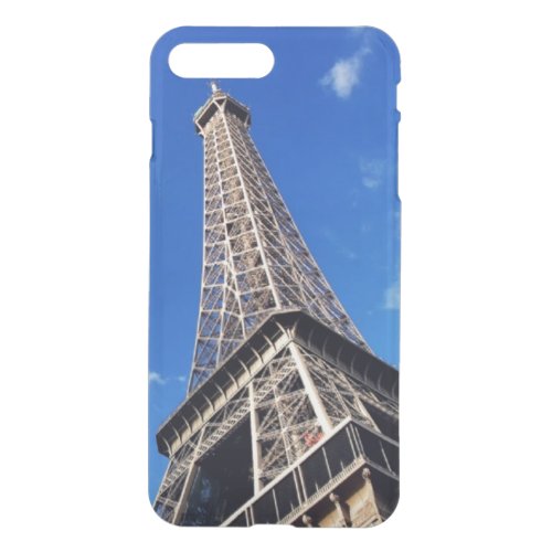Love Romance Paris Eiffel Tower Blue Sky France iPhone 8 Plus7 Plus Case