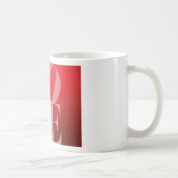 Love Romance Red Pink Coffee Mug