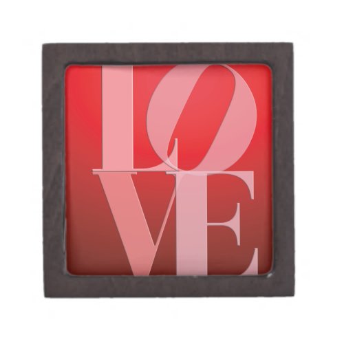 Love Romance Red Pink Jewelry Box