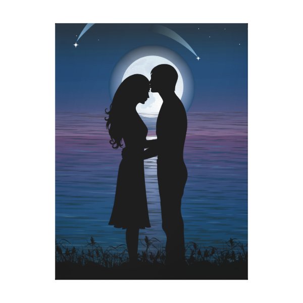 Couple Silhouette Art & Wall Décor | Zazzle