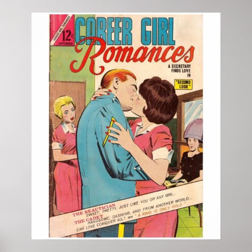 love romance vintage relationship quotes comics  C Poster