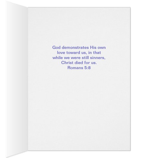 LOVE – Romans 5:8 (Inside (Right))