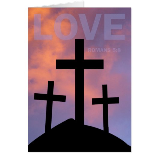 LOVE – Romans 5:8 Cards (Front)