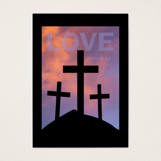 LOVE – Romans 5:8 Tract Cards / (Front)