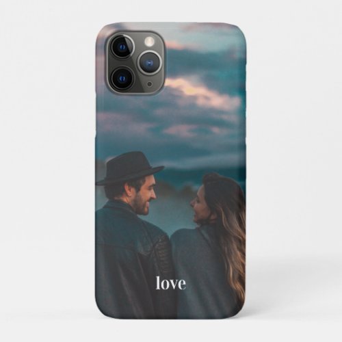 Love Romantic Photo iPhone 11 Pro Case