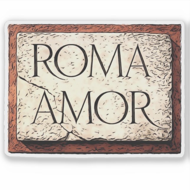LOVE ROME STICKER (Front)