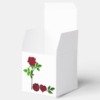 LOVE Rose Favor Box – Hand-Painted Art