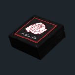 Love Rose Jewelry Box<br><div class="desc">Say I love you with this pretty rose jewelry box. Use this wooden box to store jewelry,  keepsakes,  a wedding ring,  etc... The design is from original artwork.</div>