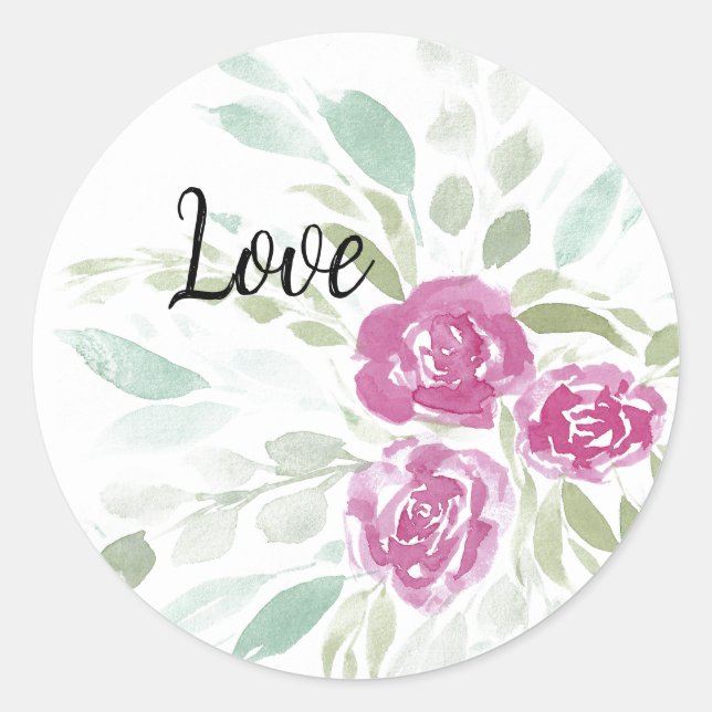 Love Rose Sticker (Front)
