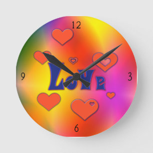 Love Round Clock